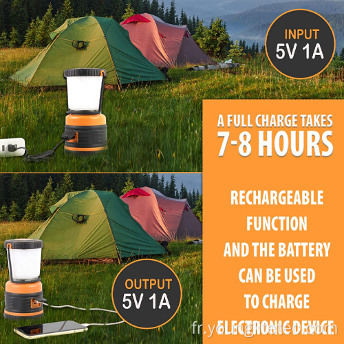 Lanterne de camping d&#39;urgence rechargeable